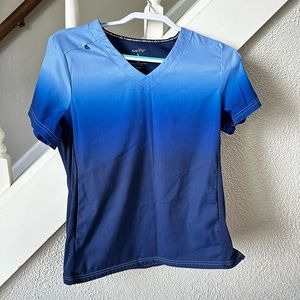Scrub top - size small